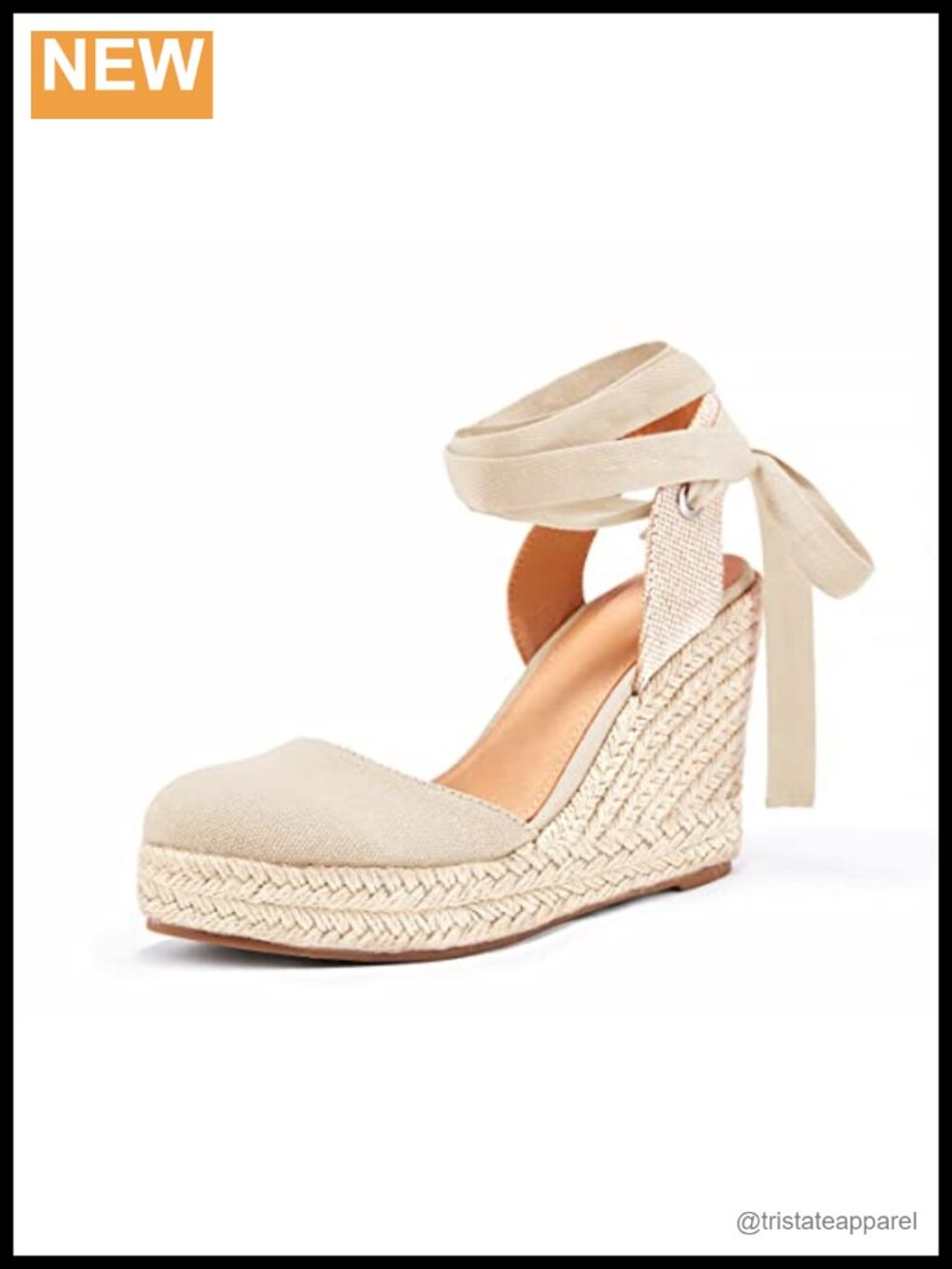 Womens Espadrille Platform Wedge Sandals Ankle Buckle Strap Closed Toe